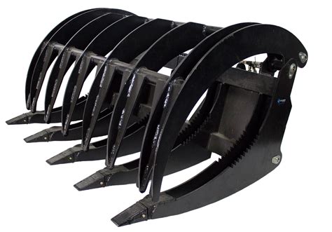 hd skid steer grapple root rake|root grapple for skid steer.